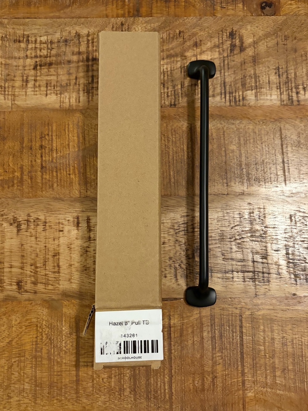 NEW Schoolhouse Hazel Pull 8” True Black